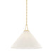 Mitzi - H1076701L-AGB - One Light Pendant - Merida - Aged Brass