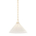Mitzi - H1076701S-AGB - One Light Pendant - Merida - Aged Brass