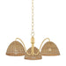 Mitzi - H1081803-AGB - Three Light Chandelier - Katniss - Aged Brass