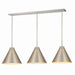 Z-Lite - 6011P18-3L-BN - Three Light Pendant - Eaton - Brushed Nickel