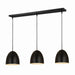 Z-Lite - 6012P12-3L-SBK - Three Light Pendant - Z-Studio - Satin Black