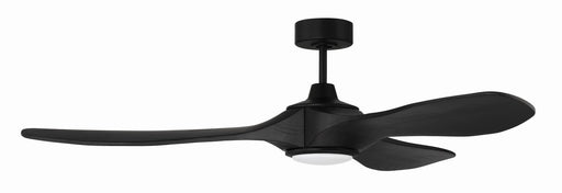 Craftmade - EVY60FB3-NWF - 60"Ceiling Fan - Envy 60" Ceiling Fan, Damp Rated, no Wifi - Flat Black