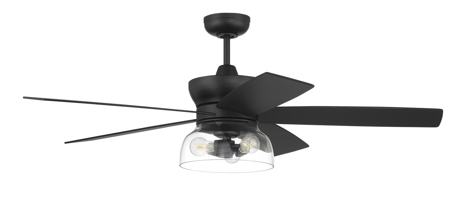 Craftmade - GBN52FB5-NWF - 52"Ceiling Fan - Gibson 52" Ceiling fan no Wifi - Flat Black