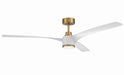 Craftmade - PHB60SB3-NWF - 60"Ceiling Fan - Phoebe 60" Indoor Ceiling Fan without Wifi - Satin Brass