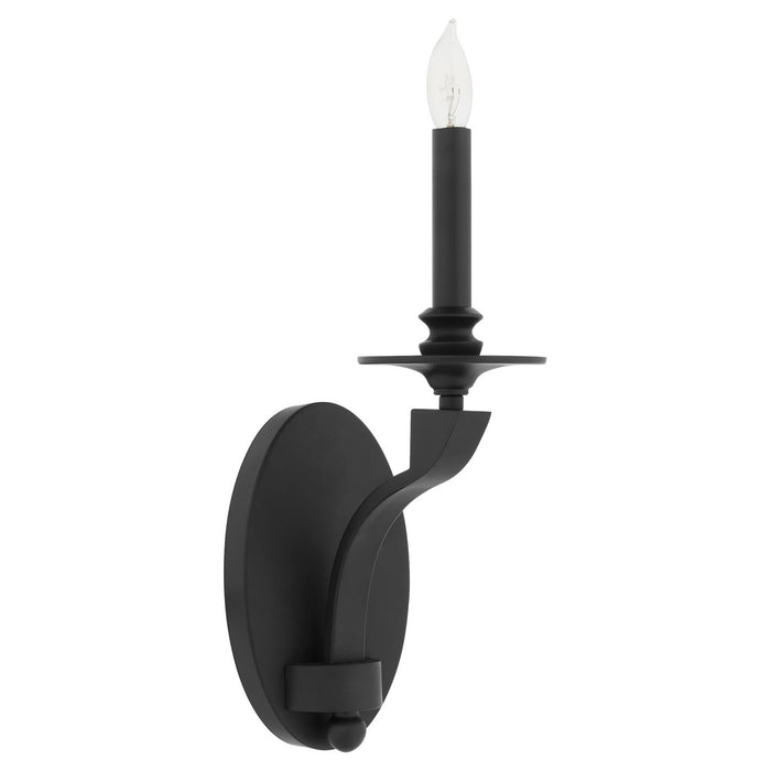 Quorum - 5240-1-59 - One Light Wall Mount - Chantelle - Matte Black