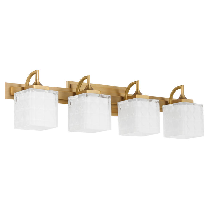 Quorum - 5502-4-47 - Four Light Vanity - Diamonte - Brushed Brass