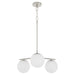 Quorum - 639-3-65 - Three Light Chandelier - Jasper - Satin Nickel