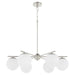Quorum - 639-6-65 - Six Light Chandelier - Jasper - Satin Nickel