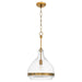 Quorum - 8002-1-47 - One Light Pendant - Tilbrook - Brushed Brass