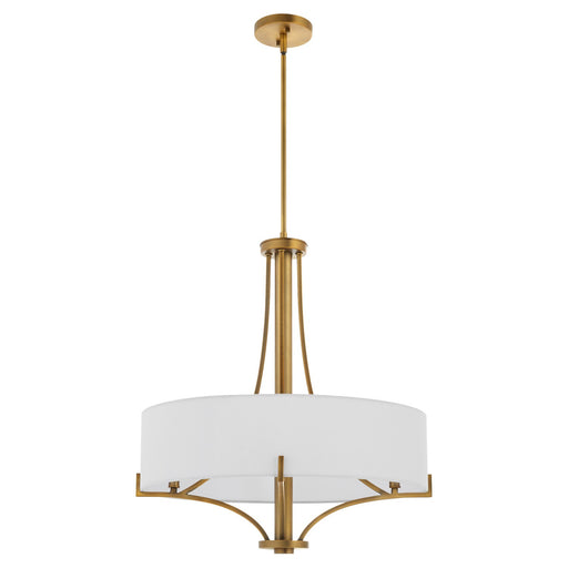 Imperial Four Light Pendant Brushed Brass