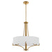 Quorum - 841-4-47 - Four Light Pendant - Imperial - Brushed Brass
