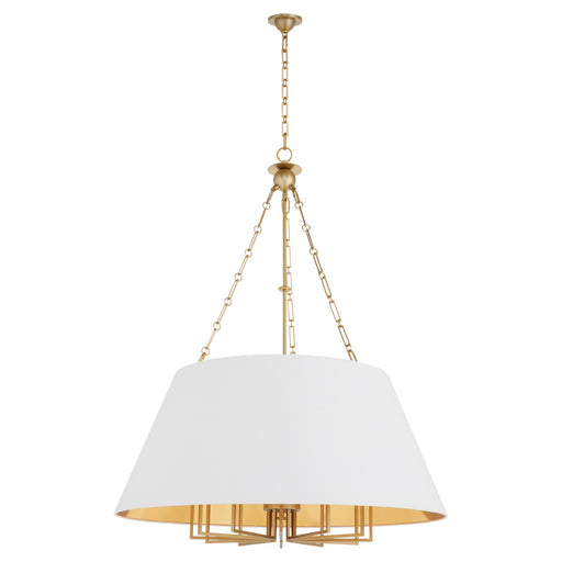 Karnes 12 Light Pendant Aged Brass