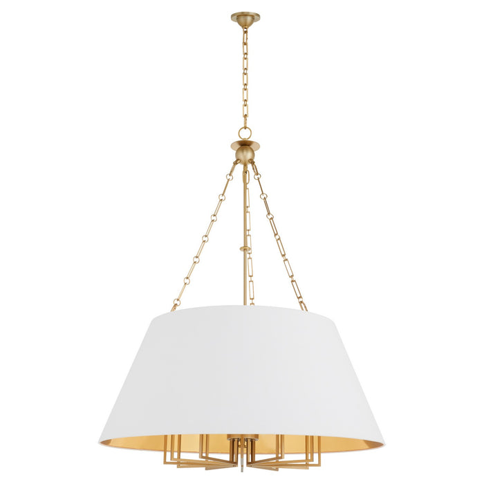 Quorum - 8562-12-80 - 12 Light Pendant - Karnes - Aged Brass