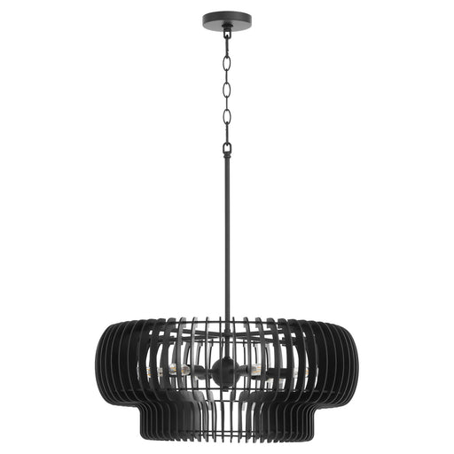 Harrelson Six Light Pendant Matte Black