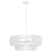 Quorum - 8905-6-8 - Six Light Pendant - Harrelson - Studio White