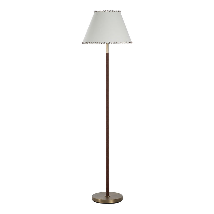 Renwil - LPF3184 - Floor Lamp - Elea - Dark Antique Brushed Brass