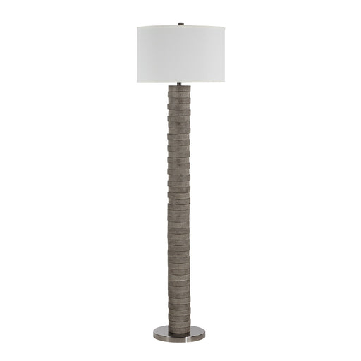 Moringa Floor Lamp Warm Charcoal Grey