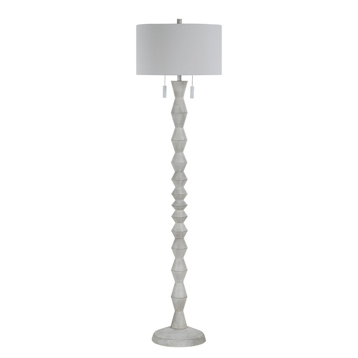 Renwil - LPF3193EV - Floor Lamp - Sorriso - White Wood Texture