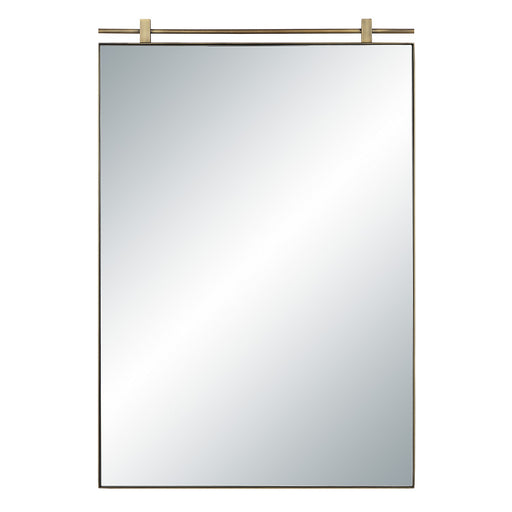 Neem Mirror Dark Antique Brushed Brass