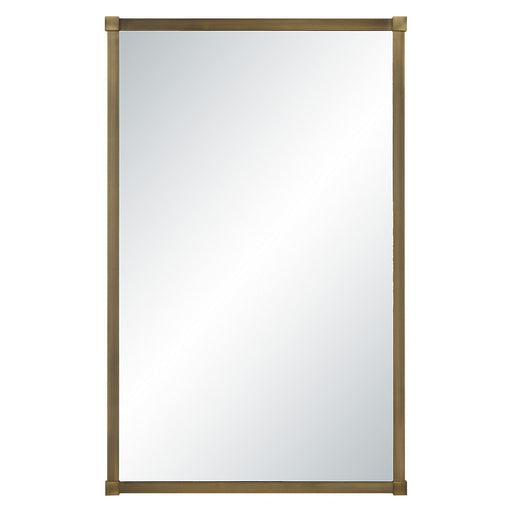 Khaya Mirror Dark Antique Brushed Brass
