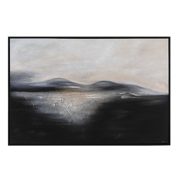 Renwil - OL2177 - Canvas Art - Suez - Painted Matte Black