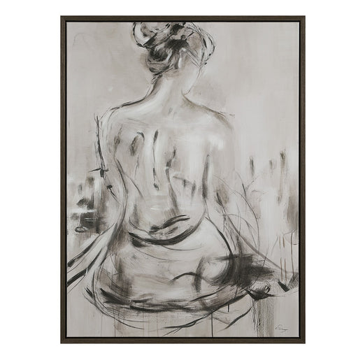 Evelyne Canvas Art Dark Brown