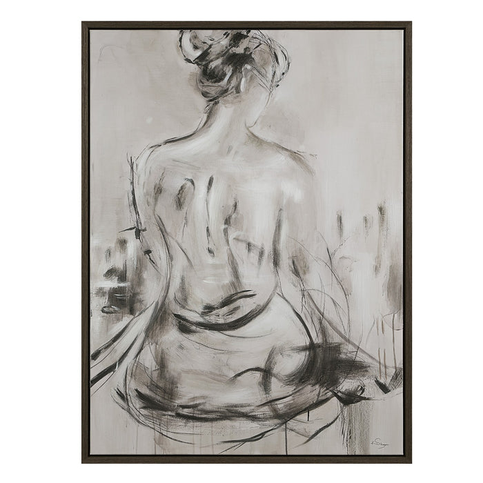 Renwil - OL2184 - Canvas Art - Evelyne - Dark Brown