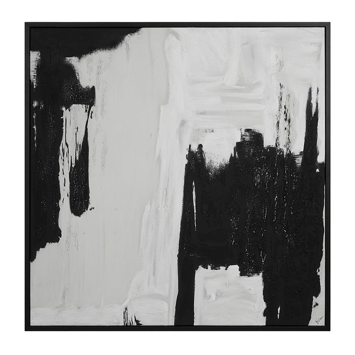 Renwil - OL2185 - Canvas Art - Nantes - Painted Matte Black
