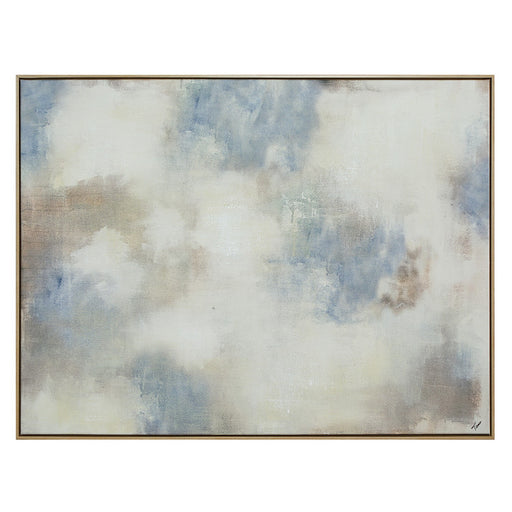 Bellis Canvas Art New Bleached Wood