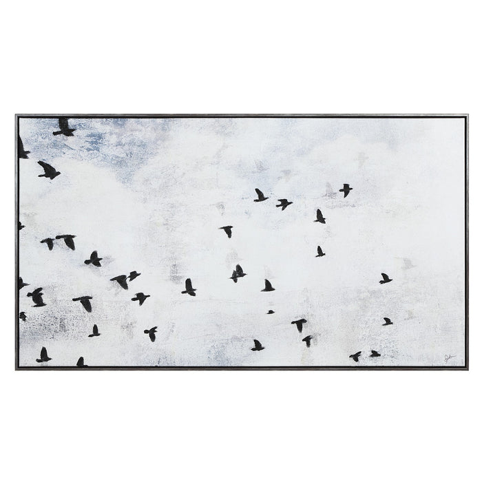 Renwil - OL2219 - Canvas Art - Paz - Grey Wood