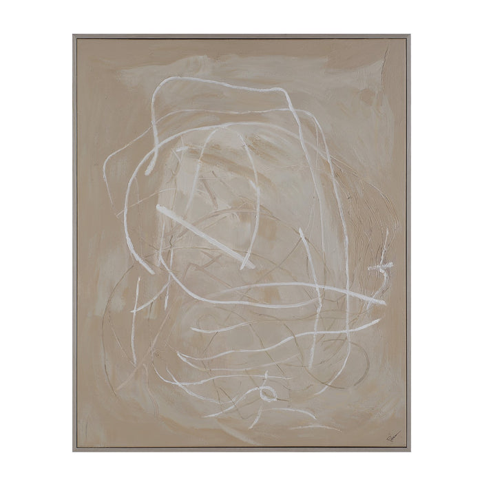 Renwil - OL2243 - Canvas Art - Naxos - Light Walnut