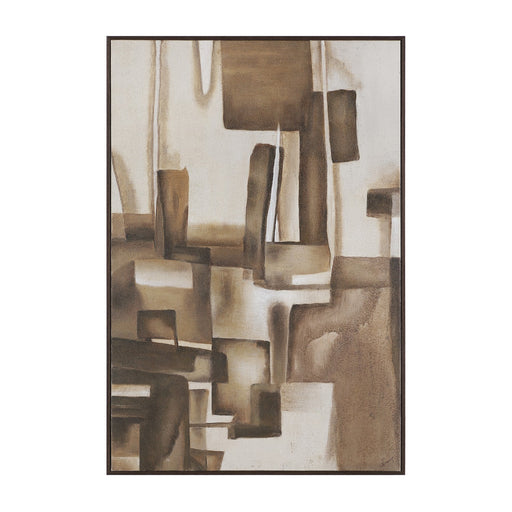 Iberis Canvas Art Black Oak