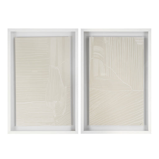 Marlon Wall Art Painted White