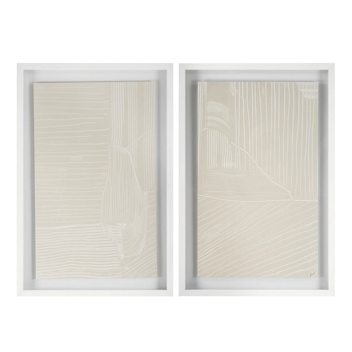 Renwil - PA0047 - Wall Art - Marlon - Painted White