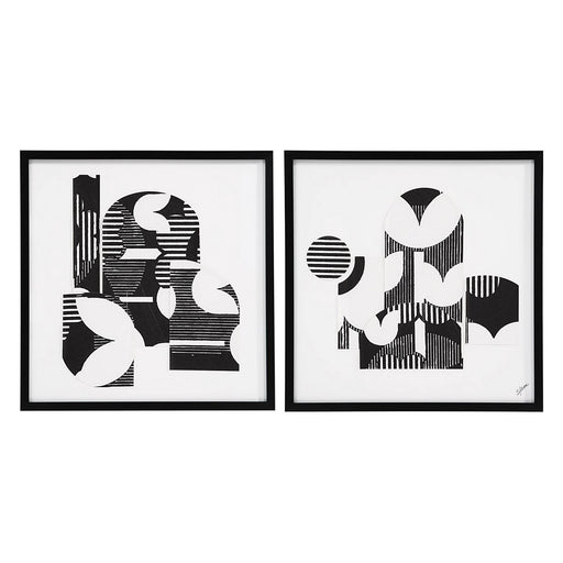 Stratus Wall Art Black