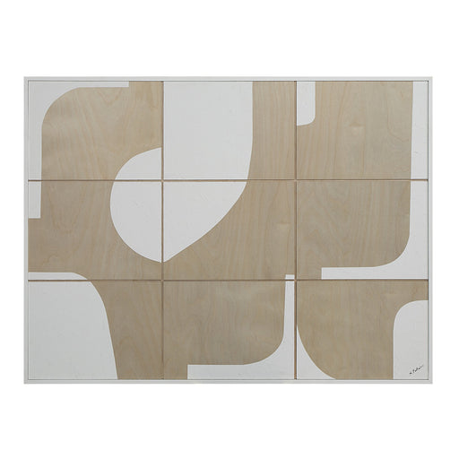 Erula Wall Art Painted Matte White