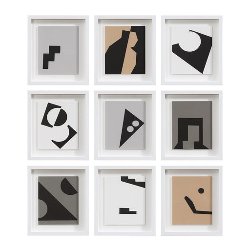 Ostra Wall Decor Painted Matte White