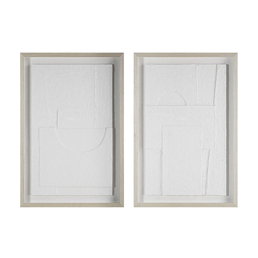 Linen Wall Art Light Walnut