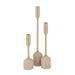 Renwil - CAN184 - Set Of 3 Tapered Candle Holder - Vesta - Satin Brass