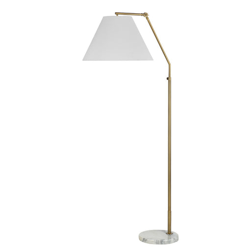 Renwil - LPF3154 - LED Floor Lamp - Claire - Dark Antique Brushed Brass