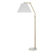 Renwil - LPF3154 - LED Floor Lamp - Claire - Dark Antique Brushed Brass