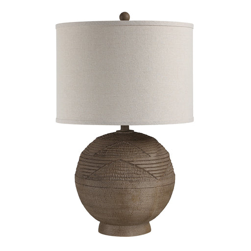 Malya Table Lamp Textured Brown