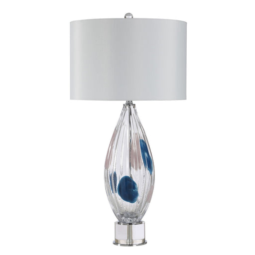 Luxor Table Lamp Clear And Blue