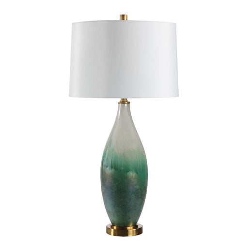 Wave Table Lamp Green