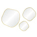 Renwil - MT2549 - Mirror - Nucleus - Satin Brass