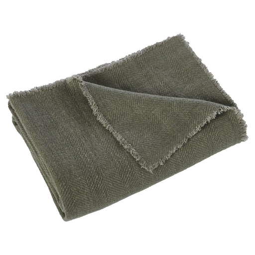 Vernier Blanket Dark Green