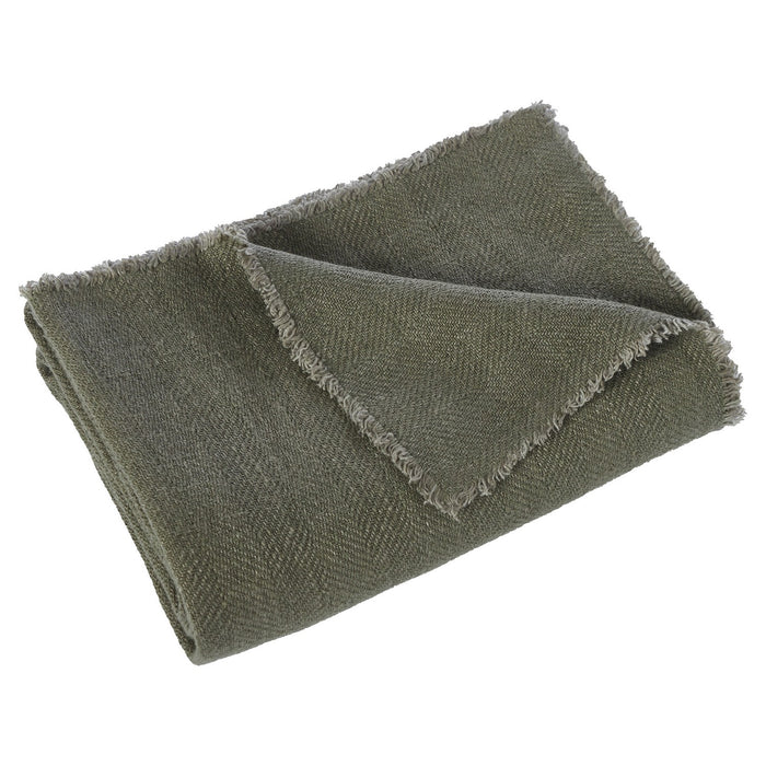 Renwil - THR1014 - Blanket - Vernier - Dark Green