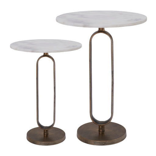 Irene Side Table Antique Brass