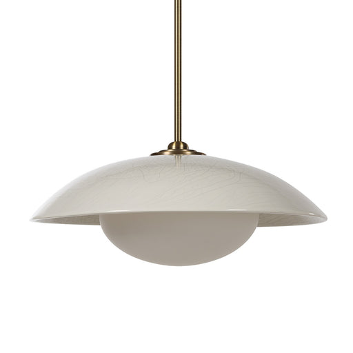 Abbie Ceiling Fixture Off-White Crackle