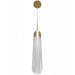 Avenue Lighting - HF7400-AB - One Light Pendant - Tribeca - Aged Brass